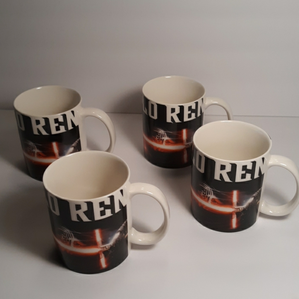 Set 4 for $20 Star Wars KYLO REN Ceramic Mugs